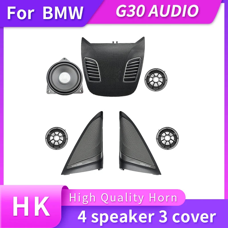 Car Speaker For BMW G30 G31 Plug and Play Cent Speaker Door Loudspeaker seat Subwoofer Upgrade Horn HK Cover Power DSP Amplifier