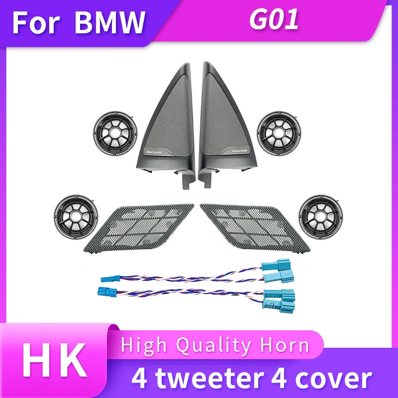 Speaker Cover Car For BMW NEW X3 G01 Speakers Music Sound Horn High Frequency HiFi Tweeter Midrange In The Car 8 Inch Subwoofer