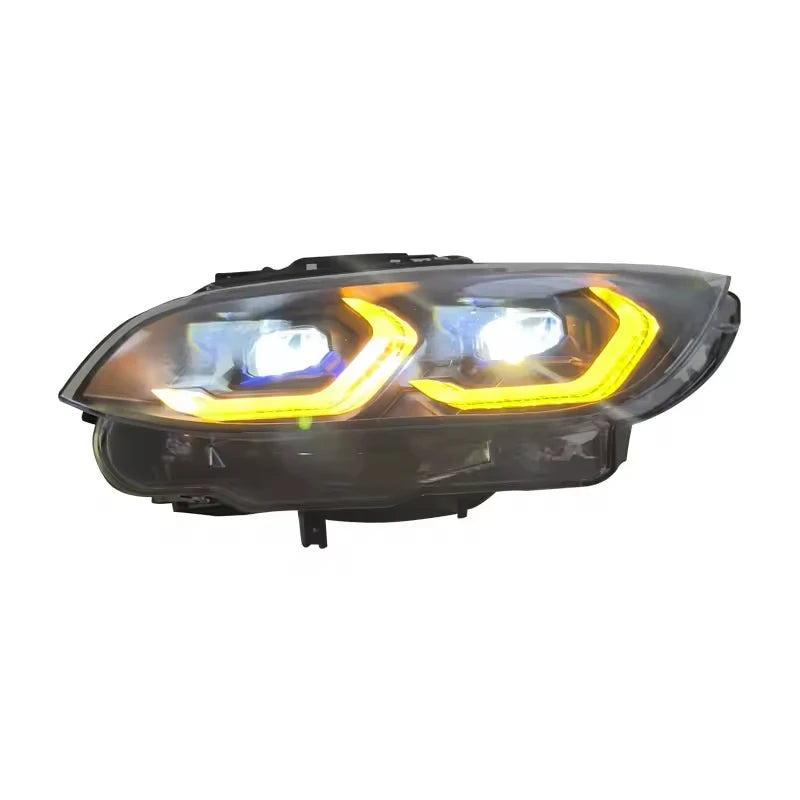 SJC  Auto Dual-Color Lights for BMW 3 Series E92  2006-2010 Yellow+White DRLS Yellow White Switching Plug and Play