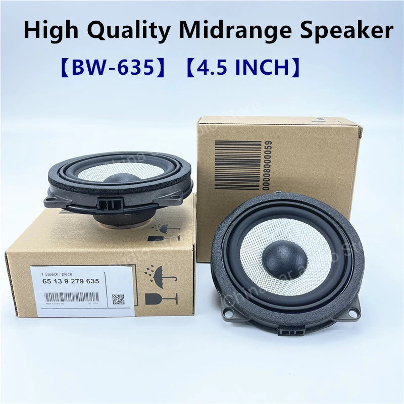 4.5 Inch Car Door Midrange Speaker For BMW G30 G01 F30 F48 F20 F34 F39  F46 G01 G20 3 5 X1Series Midrange Loudspeaker Sound Horn
