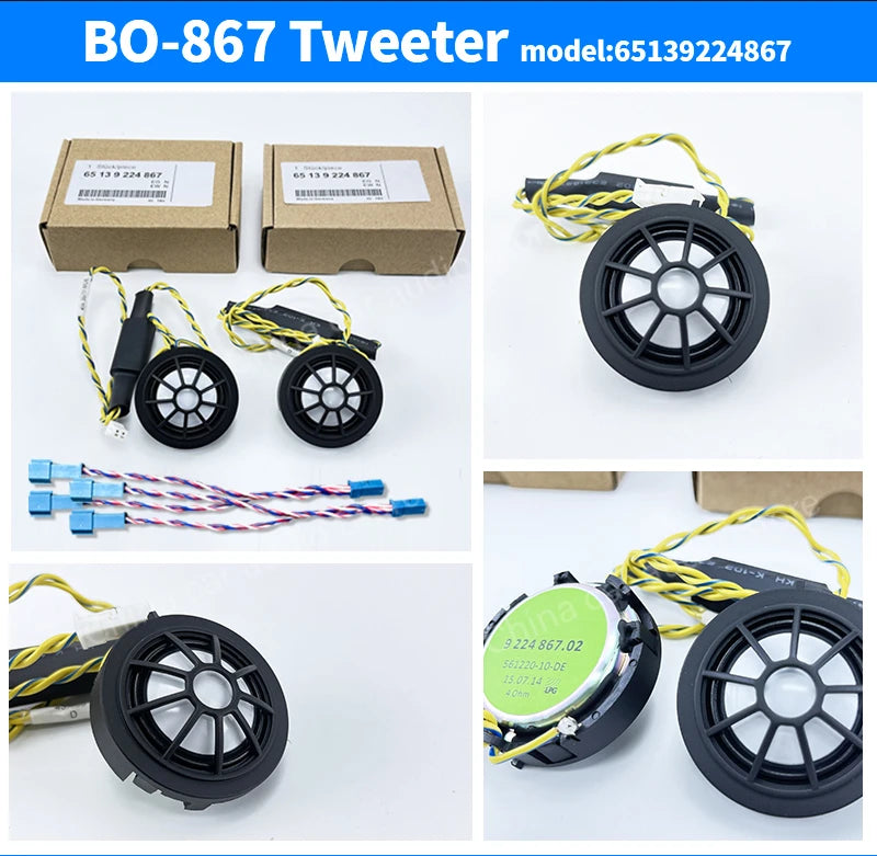 Subwoofer Center Speakers Audio Loudspeaker, Music Stereo Horn, Midrange Tweeter For BMW F10 F20 F30 E90 E92 E60 E70 E87 G20 G30