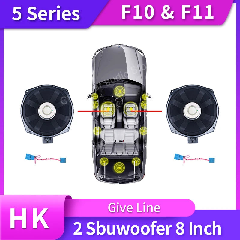 Horn For BMW F10 F11 5 Series High Quality Loudspeaker Audio Cover Power Amplifier Bass Tweeter Midrange Subwoofer Speakers Kit