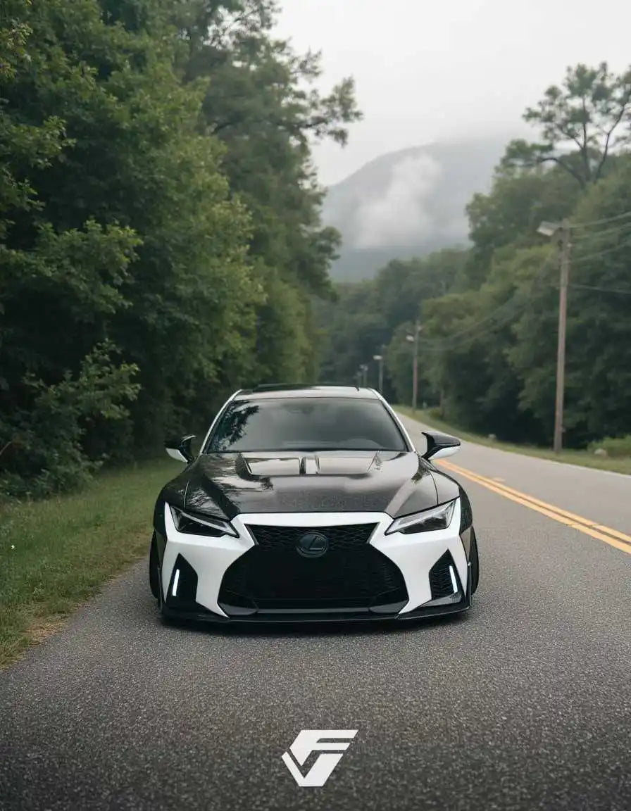 Forged Carbon Fiber Body Kit for Lexus IS 250 300 350 500 21-24 Upgrade ART Style Body System Wheel Eyebrows Diffuser Side Skirt