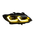SJC Auto Lighting Systems Laser Headlights for BMW 3 Series E92  2006-2010 Yellow+White DRLS Head Lights Plug and Play