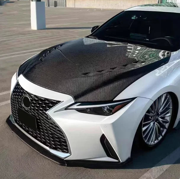 High Quality Hood for Lexus IS250 300 350 500 21-25 Upgade Carbon Fiber Bonnet Hood Engine Cover Front Hood Tuning Front Cover