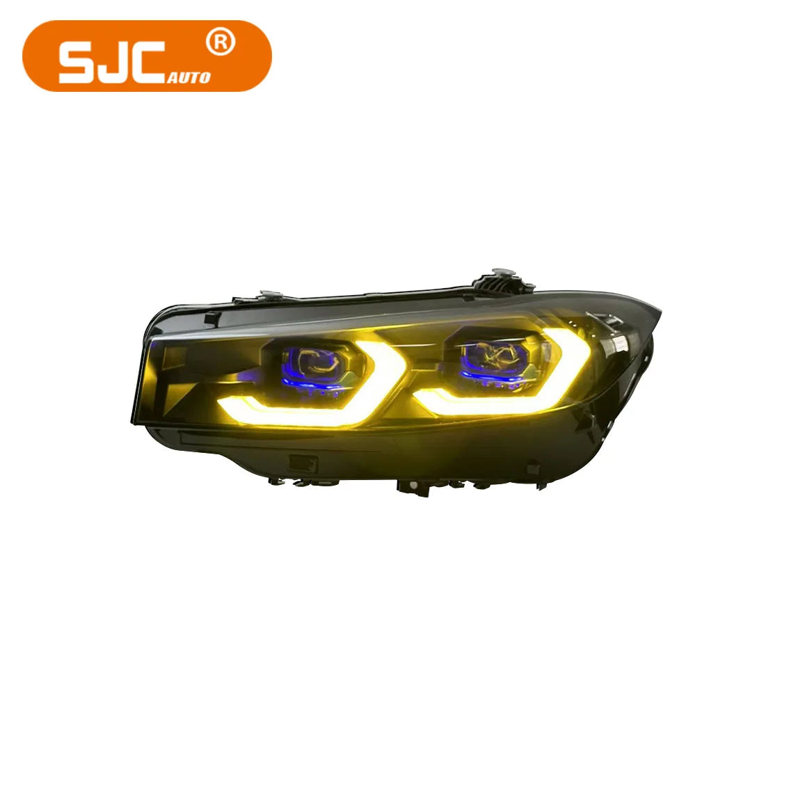 SJC Auto Car Laser Head Lights Plug and Play for BMW 3 Series G20 G28  2023-2025  Dual Color DRL Headlights for Lighting Systems