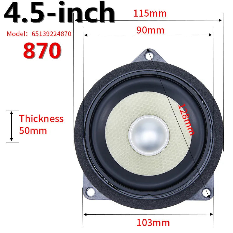 4.5 Inch Door Panel Midrange Speaker For BMW E81 E82 E87 E88 E90 E91 E92 E93 F10 F11 M5 F90 X1 E84 3 5 X1 Series Horn Speakers
