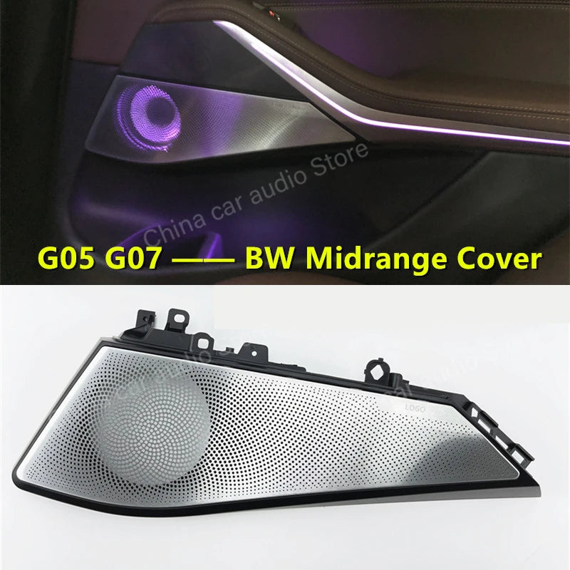 LED Center Control Panel For BMW G05 X5 G07 X7 Series Front Rear Door Glow Tweeter Lighting Trim Audio Speaker Horn LED Cover