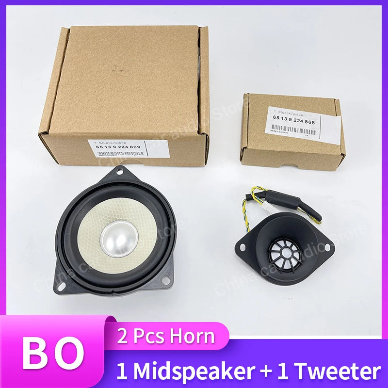 BO Speaker For BMW Tweeters X5 F15 X6 F16 Series Auto Treble Horn In The Car Door Midrange Cover 8 Inch Subwoofer Tweeter Audio