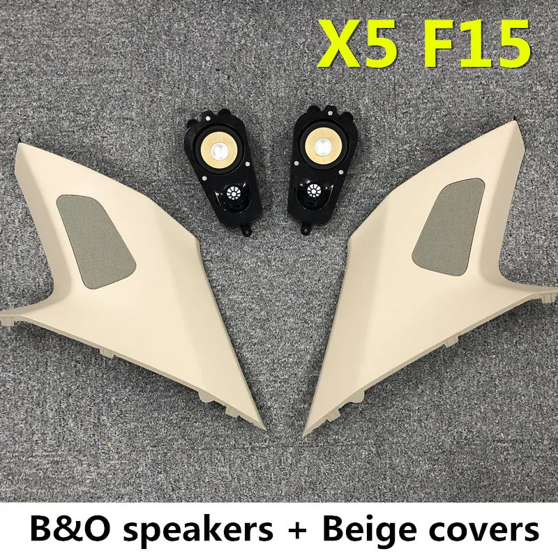 Car Rear Surround Speaker Cover For BMW X5 F15 X6 F16 Series  High Quality Audio Loudspeaker Trumpet Horn Head Treble Decor