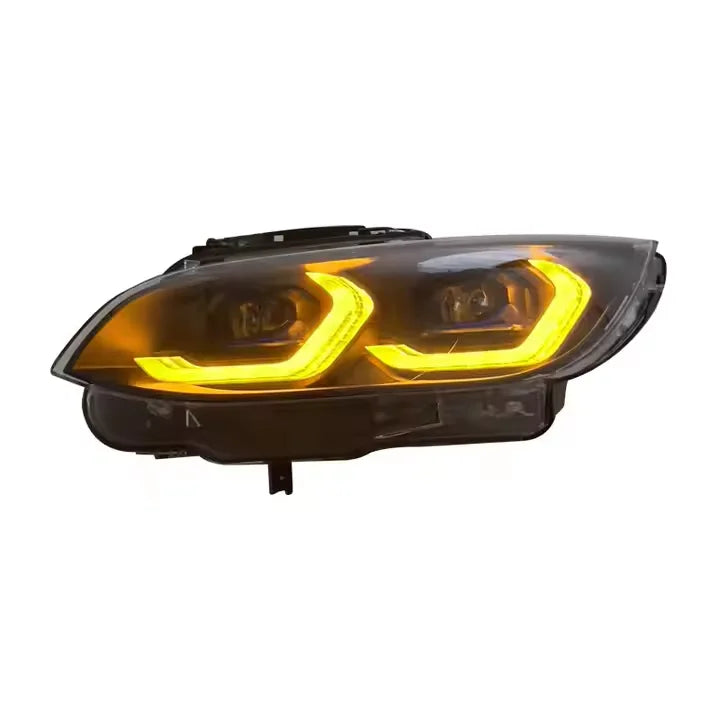 SJC New Design for BMW 3 Series for BMW E9X E92 M3 & E92 Coupe CSL Yellow/White Car Accessories Laser Style LED Headlights