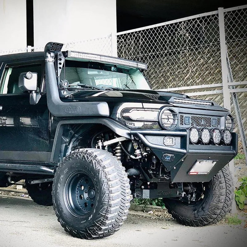 Runde Front Bumper Spotlights Applicable for Toyota FJ Cruiser Modified  Front Bumper With LED Spotlights  Competitive Style Kit