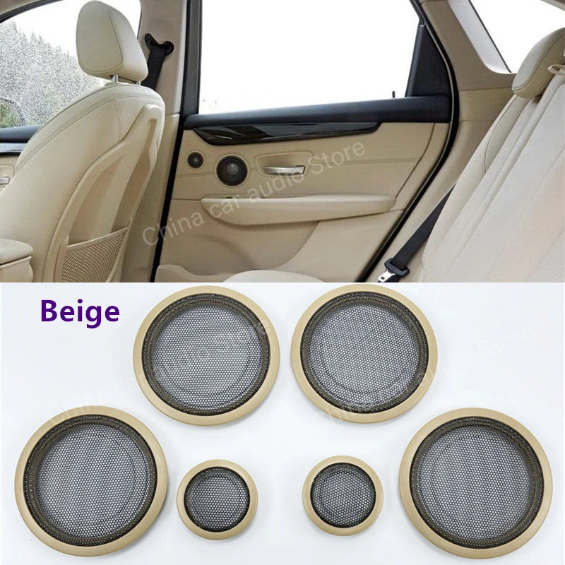 Car Door Midrange Speaker Covers For BMW F30 F31 F32 F33 3GT F34 X1 F48 X2 F39 F36 F80 F83 2 3 4 Series Tweeter Horns Case Trim