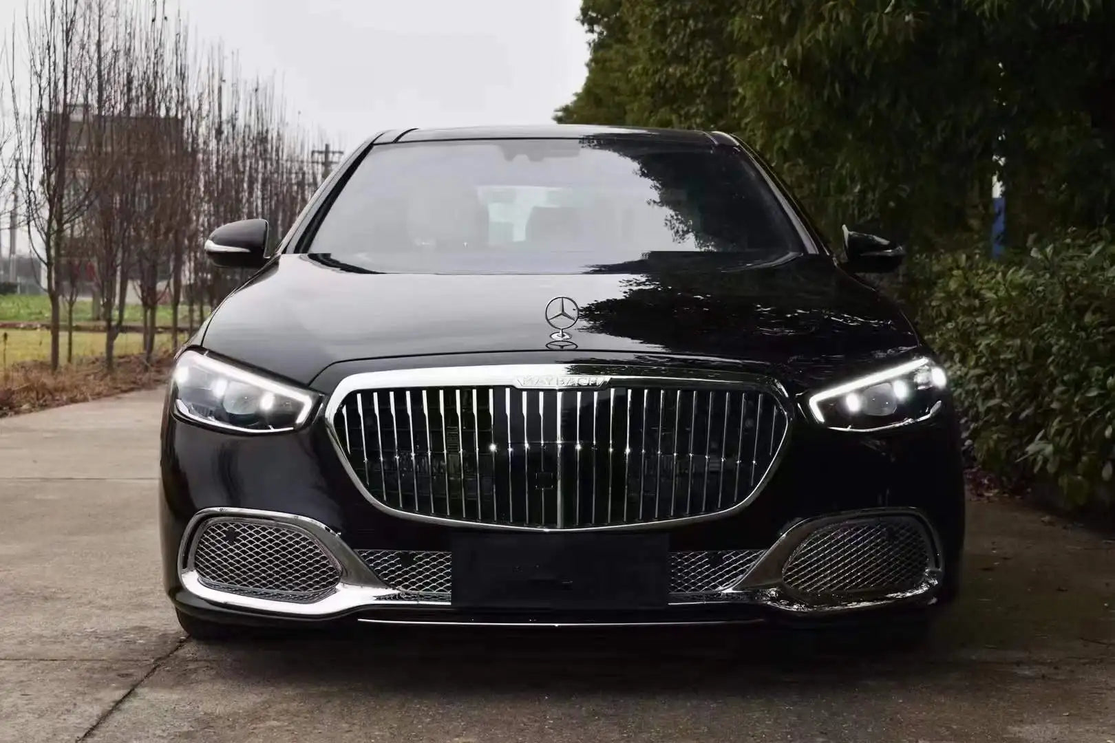 Runde Hot Sale Body Kit for Mercedes-Benz S-Class W221 Facelift W223 Maybach Style Car Bumpers Hood Conversion Kit