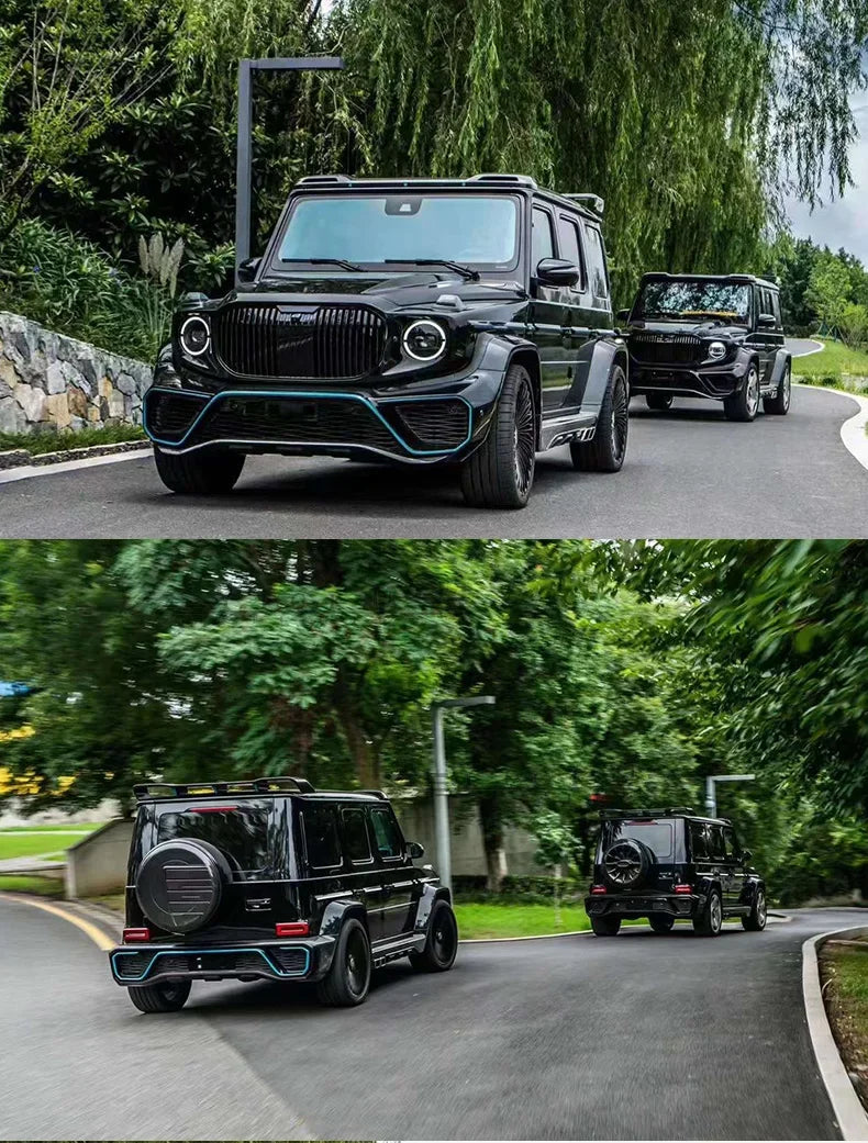New Runde G900 Maybach Body Kit for Mercedes-Benz G-Class PP Material Car Bumpers Hood Spoiler with Perfect Fitment Auto Parts