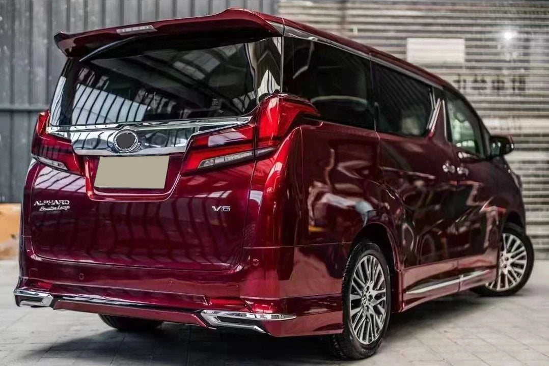 2015-2018 for Toyota Alphard Upgrade Runde Old to New Body Kit with Mona Lisa Car Bumpers Side Skirts Headlights Taillights