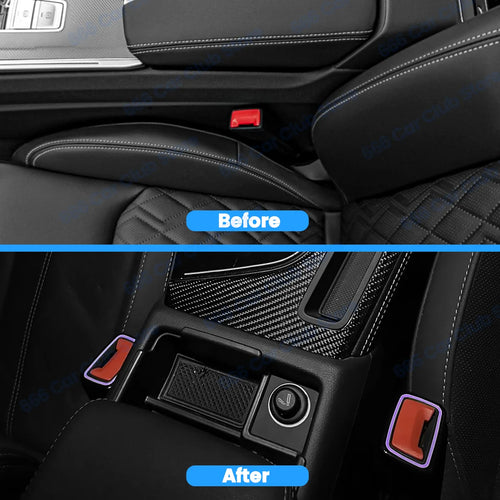 30 Colors LED Safety Buckle Seat Belt Ambient Light For Audi A4 A5 RS4 RS5 B9 A6 A7 C8 Q5 2020-2024 Decorative lights
