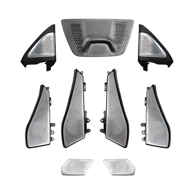shining LED For BMW G06 X6 F86 MX6 Front Rear Door Glow Tweeter Cover Luminous Night Lighting Trim speaker Audio Speaker Horn