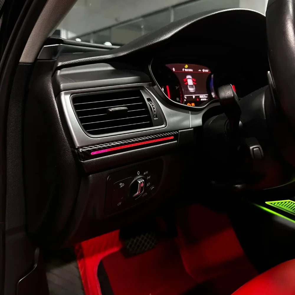 Dynamic Colorful Symphony Ambient Lighting Kit For Audi A6A7 C7 2012-2018  Interior LED Light Trim Accessories Kit