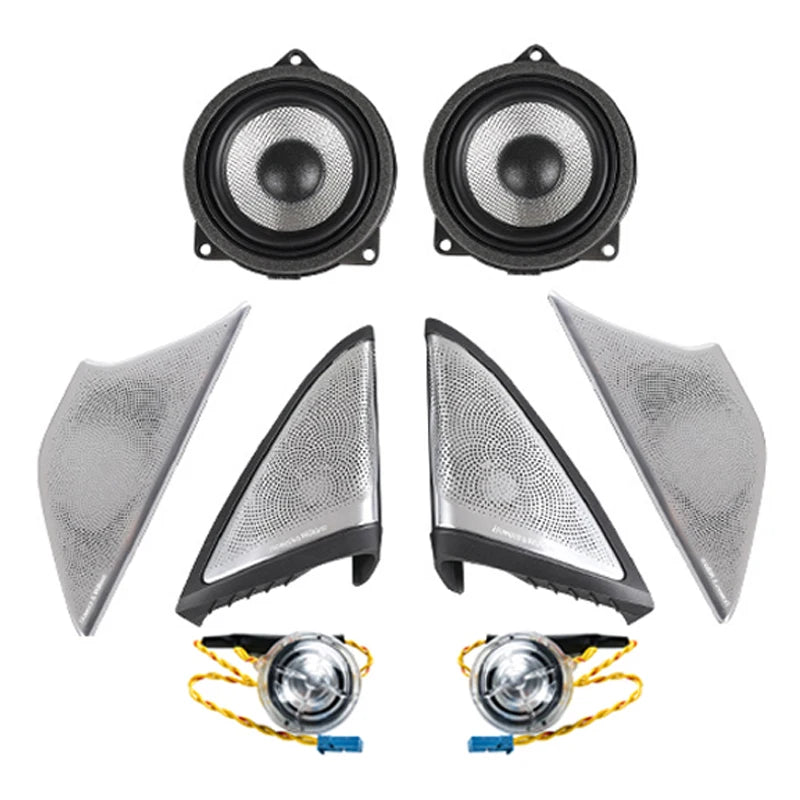 LED Cover for Door Midrange Tweeter Lossless Sound Quality HiFi Music Stereo Speakers, Horn Luminous, BMW G30, G31, New 5 Series