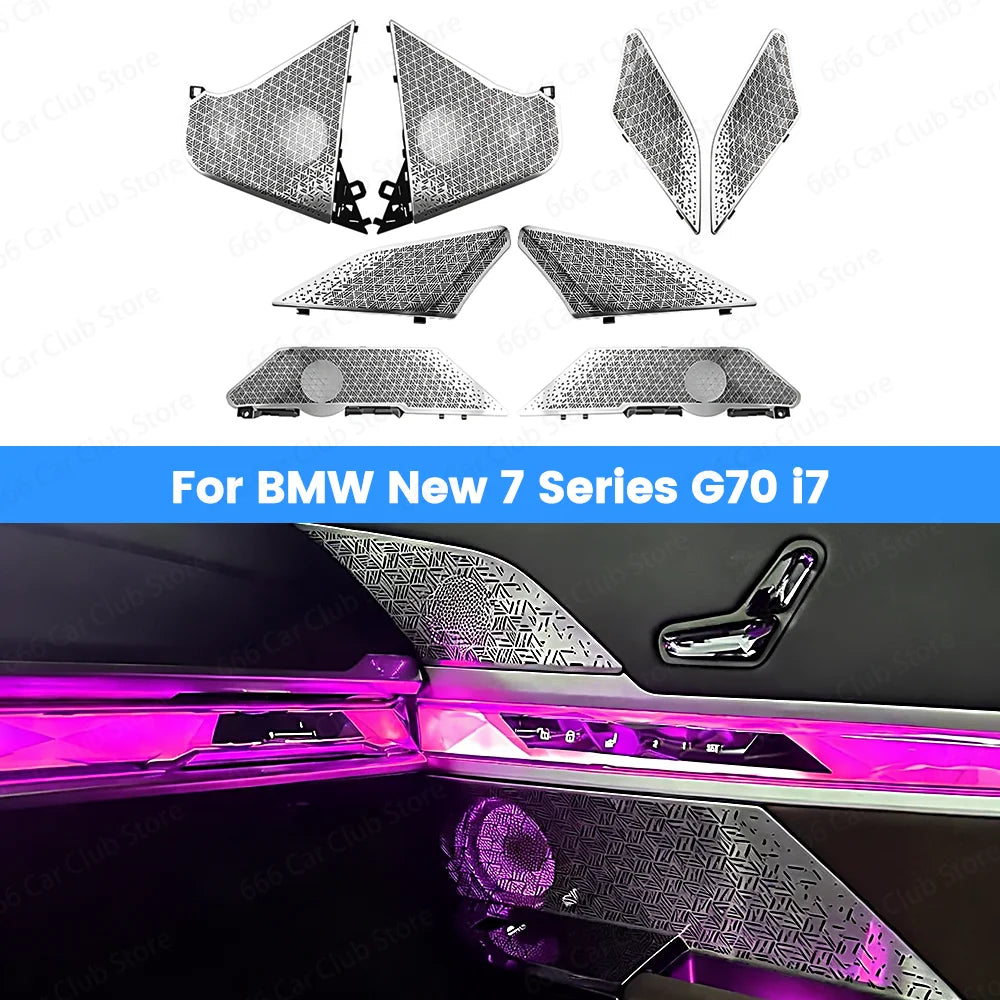 LED Speaker Cover for BMW New 7 Series G70 I7 - 11 Colors Available Car Interior Decorative Ambient Light Accessory