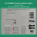 LED Ambient Light for BMW 3/4 Series 3GT F30 F31 F32 F34 App Control 256 Colors Car Interior Lighting Kit with Remote And APP