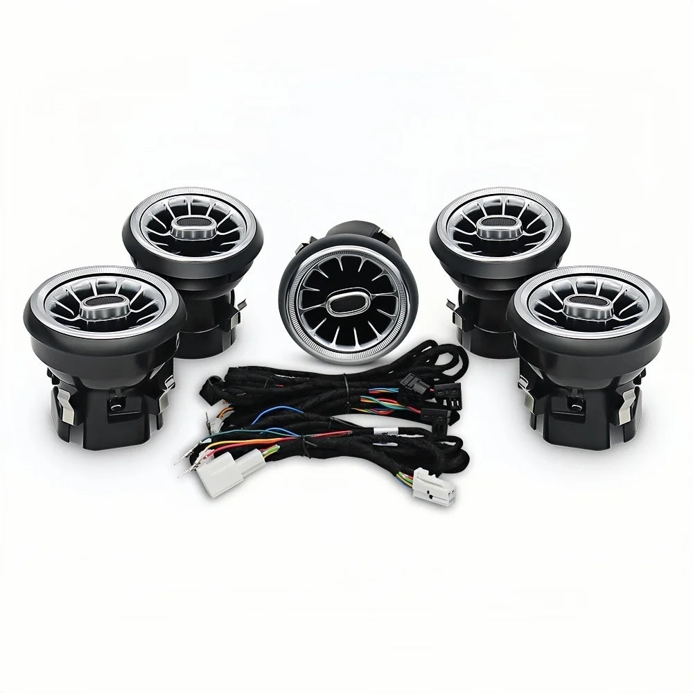 12/256 Colors Ambient Lights Led For Mercedes-Benz W176 X156 W117 W246 GLA CLA A Class Air Vents Turbine Nozzle Lamp Accessory