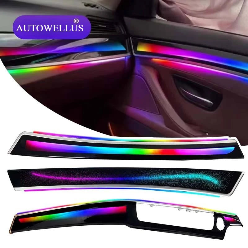 64 Colors Symphony Rainbow Car Ambient Light for BMW 5 Series F10 F11 F18 2011-2017 Interior Atmosphere Lighting Led Light