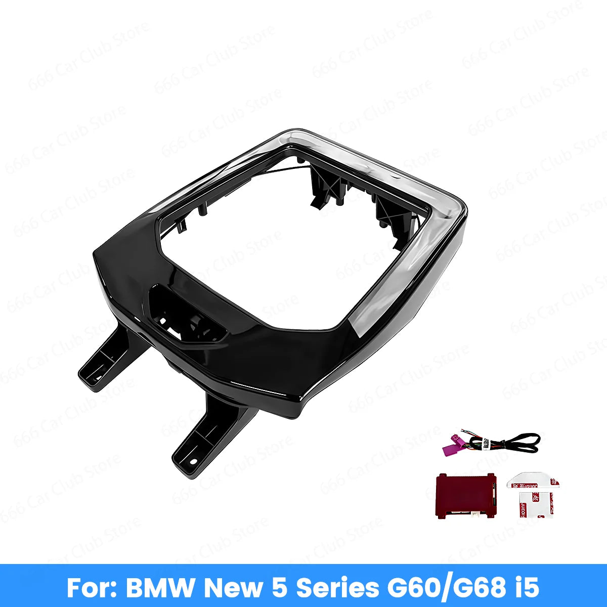 15 Color Decorative light For BMW New 5 Series G60 LED Central Control Crystal Saddle Lamp Ambient Light Car Interior Lighting