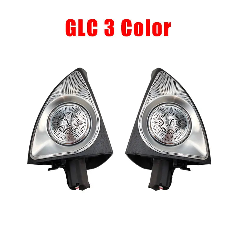 64 Color 3D Rotating Tweeter For Mercedes Benz C GLC E S W205 W213 W222 X253 W177 RGB LED Light Car Speaker Horn Refit