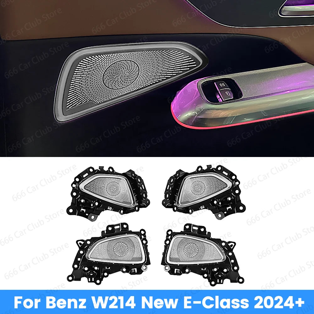 No Light Audio Speaker Door Loudspeaker Panel Cover Trim for Mercedes Benz E Class W214 Car Interior Accessories