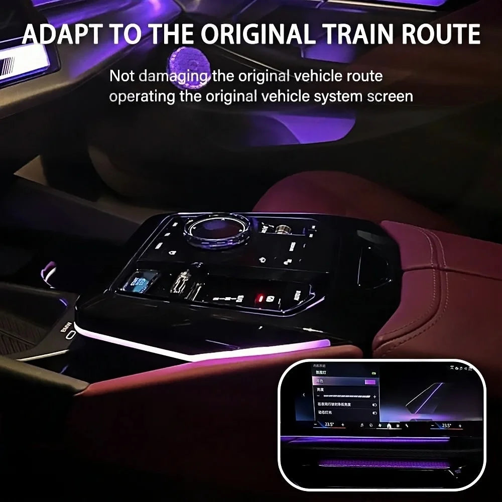LED 15 Colors for BMW 5 Series G60 G68 i5 Car Ambient Light Saddle Lamp Reading Light Sunroof light Interior Accessories 2024-25
