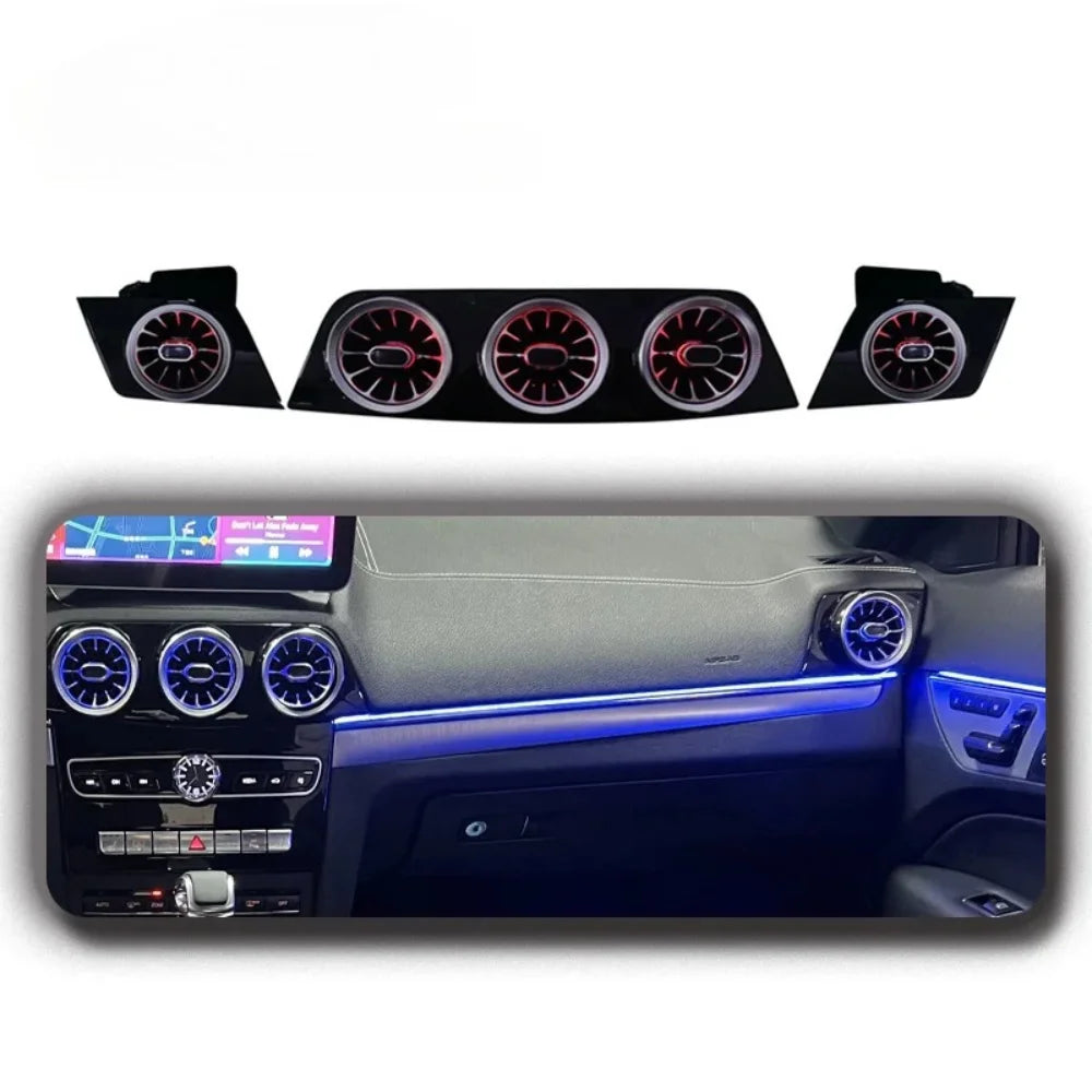 Air Vent Light Kits Decorate For Mercedes-Benz E-Class Coupe W207/CGI Cabriolet 2009-2016 Car LED Light For Interior Upgrade