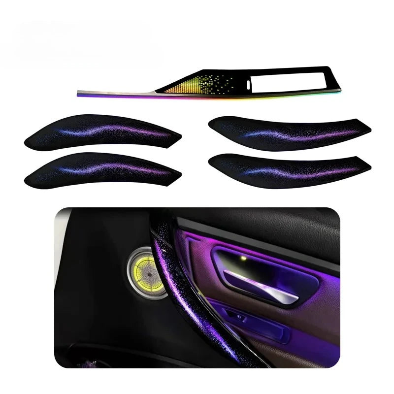 64 Colors Door Speaker Cover Car LED Ambient Light for BMW 3 Series 2013-2019 F30 F31 F34 F36 Interior Atmosphere Lighting