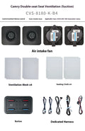 Car Seat ventilation Cooling Blower For Toyota Camry 2018-2023 2 Seat Intelligent Backrest fan specail button control