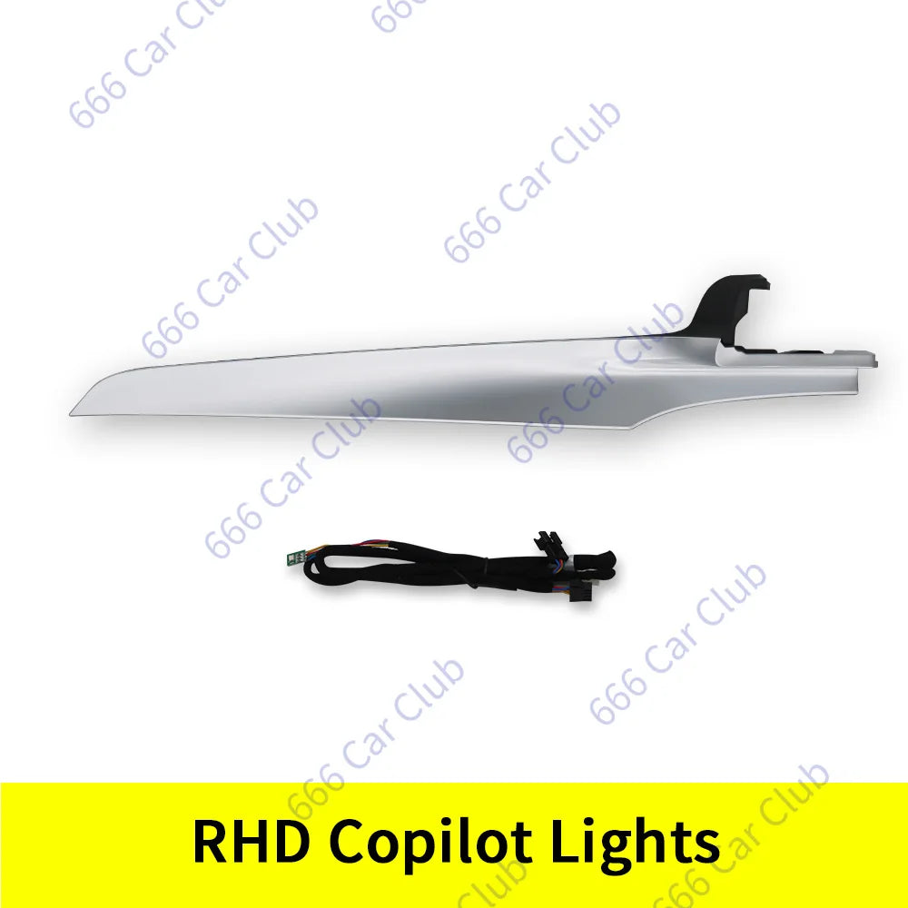 12/64 Colour Car LED Ambient Light For Mercedes-Benz C GLC Class Coupe W205 C43 C63 X253 LED Air Vent 3D Speaker Decorative Lamp