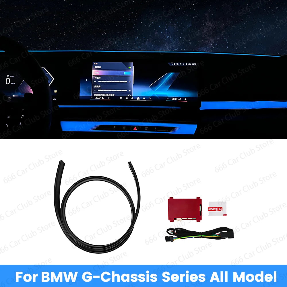 11 Colors Accessories Decorative Lamp For BMW G chassis Runs Through the Instrument Lights