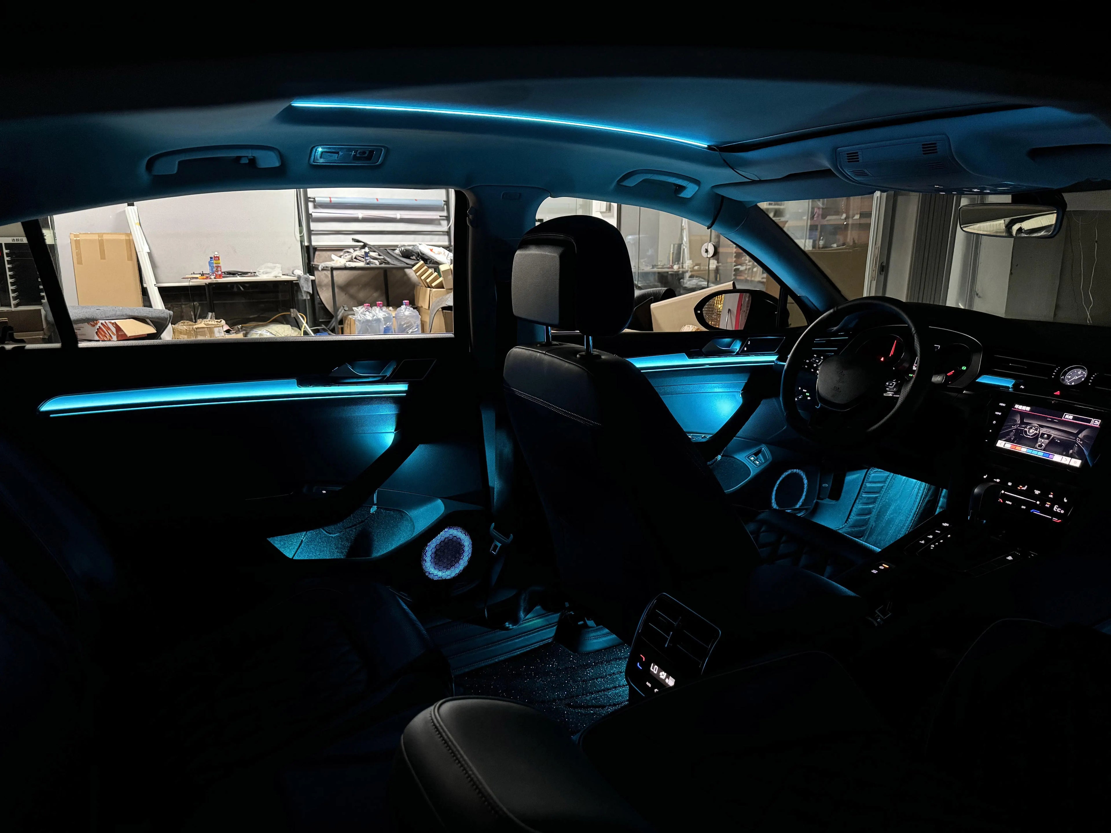 Car 64 Color LED Light for Volkswagen Passat B8 Ambient Light Symphony Complete Kit 2017-2023 VW Dynamic Starry Sky Light