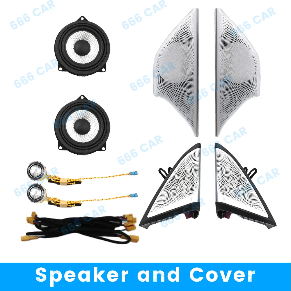 LED Speaker Cover Lamp For BMW G30 New 5 Series 11 Colour Car RGB Tweeter Midrange HiFi Music Stereo Horn Ambient Light Decorate