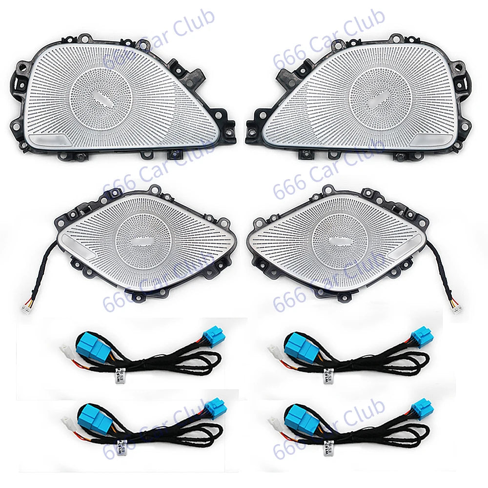 64 Colour Ambient Light LED Speaker Cover For Mercedes Benz W167 GLE GLS GLE53 GLS63 Sunroof lamp Seat light RGB Air Vents Refit