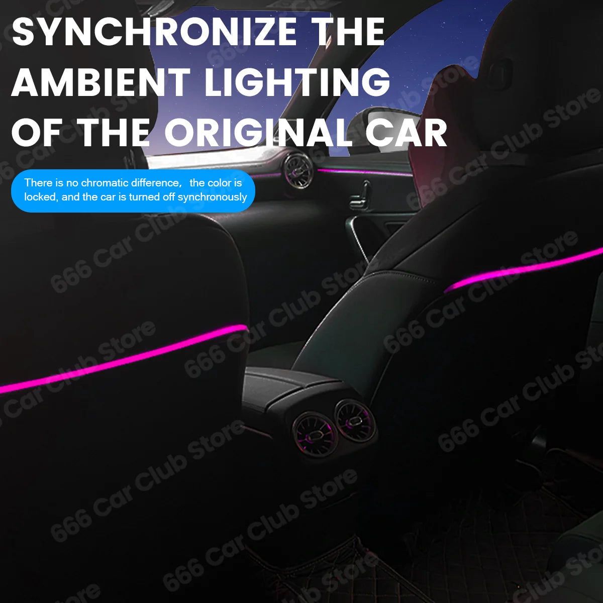 256 farben LED Sitz Zurück Lampe Rückenlehne Dekorative lichter Für Mercedes Benz W177 W118 W247 B CLA GLB GLA  APP Control