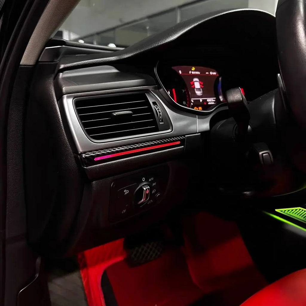 64 Color Car Ambient Light for Audi A6 C7 S6 RS6 2012-2018 Car LED Light Accessories Symphony Saddle Light for Car Upgrade