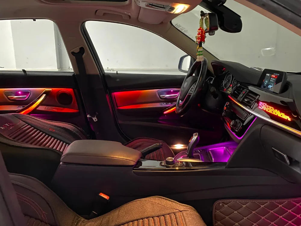 64 Color Car Ambient Lighting for BMW F30 F34 F36 3 Series 3GT 4 Series Symphony LED Atmosphere Light for Interior Upgrade