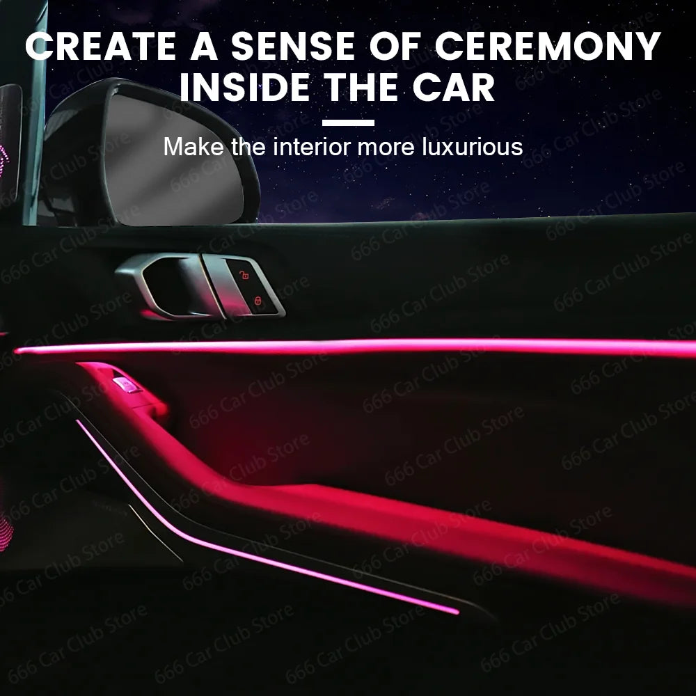 11 Colour Door Decorative Light For BMW X5 X6 X7 G05 G06 G07 Indoor Modification Accesso 4-door Soft LED Ambient Light