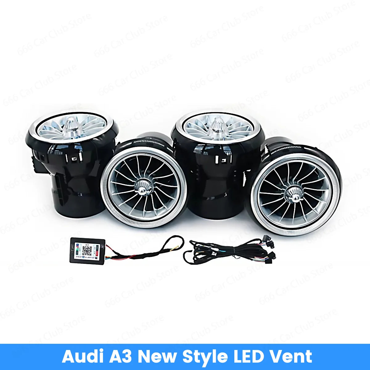 New 256 Vent Colours APP Control For Audi A3 S3 RS3 8V 8Y 8P 2004-2020 Car Interior Exterior Lighting Kit