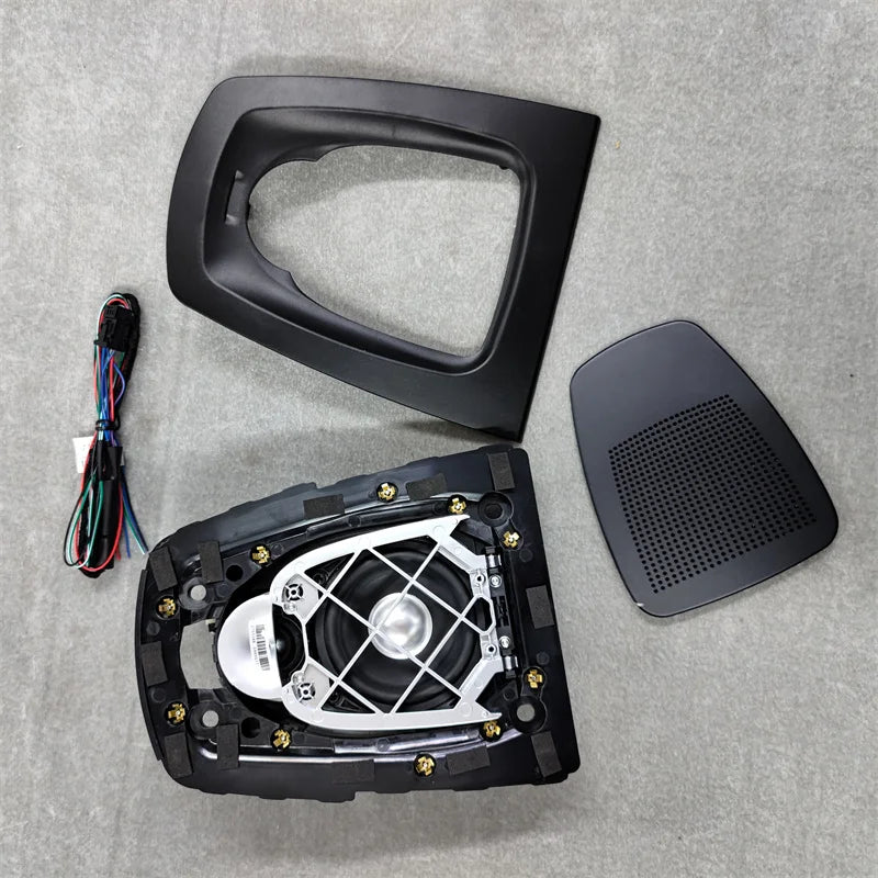 Center Dashboard Lifting Speakers for BMW F10 F11 5 Series Original BO Horn Audio, Luminous Cover Loudspeaker, Upgrade Music Kit