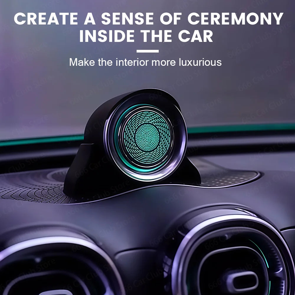 64 Color Rotating Center Speaker for Mercedes Benz C Class W206 GLC X254 W214 Rotatable Speaker with Multicolor Options