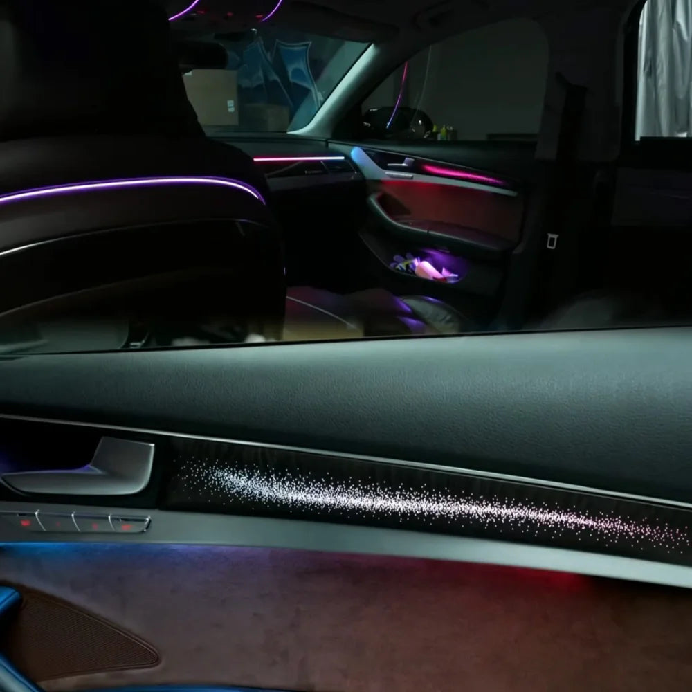 Upgrade Car Interior 64-color Ambient Lighting For Audi A8 A8L Models 2011-2017 Colorful Symphony LED Ambient Light Kit