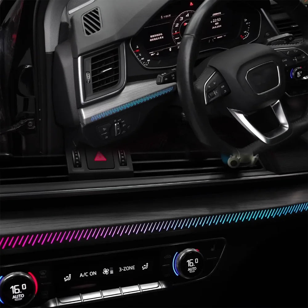 Upgrade 64-color Ambient Lighting for Audi Q5 2018-2025 Models Dynamic Symphony LED Ambient Lighting Accessories