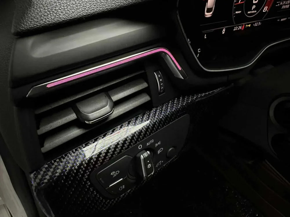 64 Color Galaxy Style Car Ambient Lighting For Audi A5 2019-2024 Auto Interior LED Lights For Decoration Upgrade Component